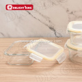 Heat Resistant High Borosilicate Glass Food Containers